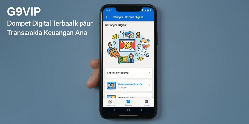 Tampilan antarmuka G9VIP yang intuitif dan user-friendly.