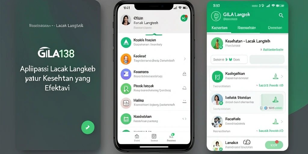 Tampilan antarmuka GILA138 yang menampilkan informasi lacak langkah.