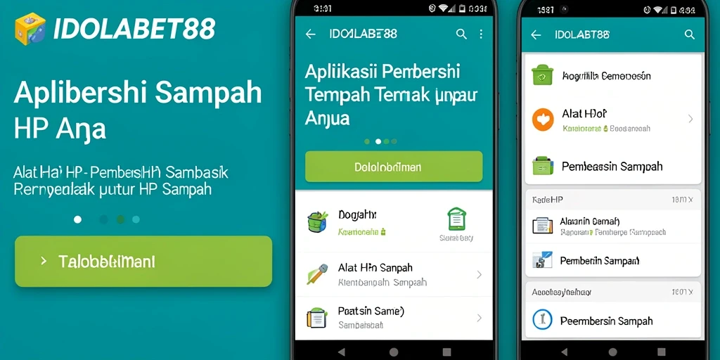 Antarmuka IDOLABET88 untuk pembersihan sampah yang efektif dan efisien.