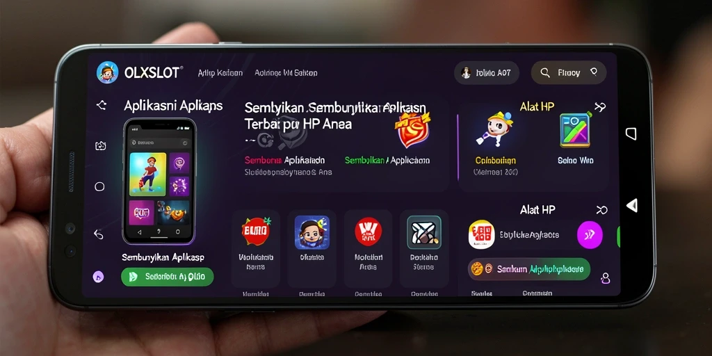 Antarmuka OLXSLOT yang memudahkan menyembunyikan aplikasi.
