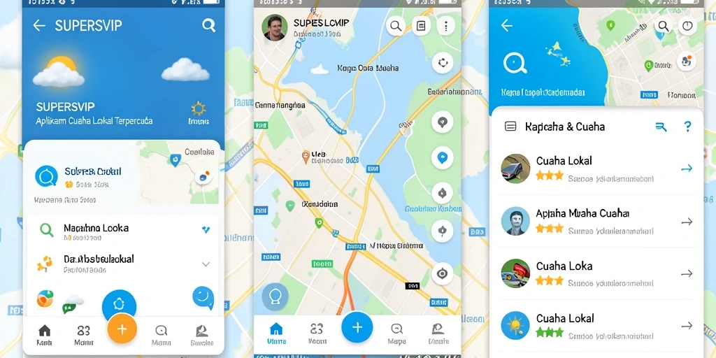 Tampilan antarmuka SUPERSVIP yang informatif dan menarik.